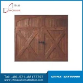 Garagentor aus echtem Holz