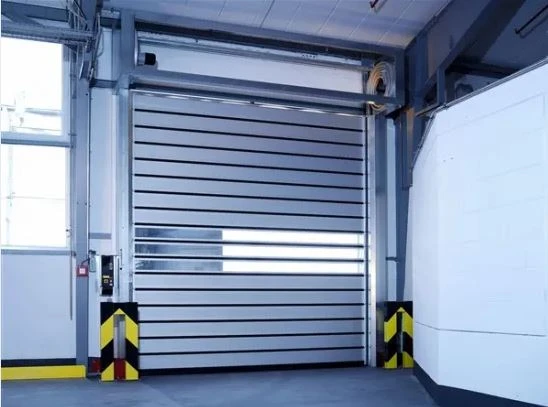 Schnelles industrielles Rolltor aus Aluminium